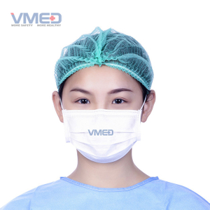 Máscara de proteção facial de laboratório cirúrgico branco